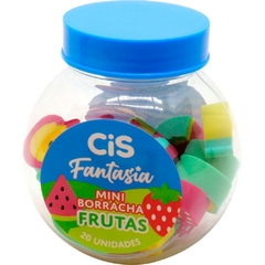 Borracha Decorada Fantasia Mini Frutas Sortido 20un - Sertic - comprar online