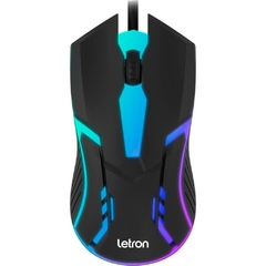 Mouse Óptico Usb Letron 1000dpi Metron Preto - Leonora