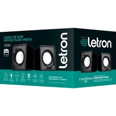 Caixa de Som p/Computador Letron Flow 3w Usb/P3 Preto na internet