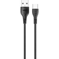 Cabo USB Letron Tipo C 2.4a 1 m Preto - Leonora