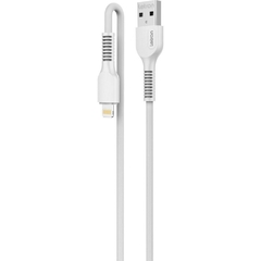 Cabo USB Letron Lightning 2.4a 2 m Branco - Leonora