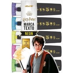 Caneta Marca Texto Harry Potter 5 cores Neon - Leonora