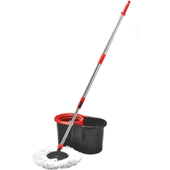 Mop Giratório Tamanho Único Vermelho e Cinza - Powermaid