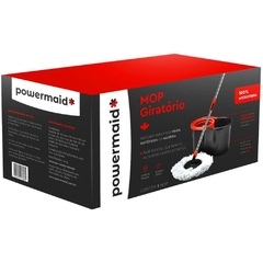 Mop Giratório Tamanho Único Vermelho e Cinza - Powermaid - comprar online