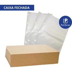 Envelope Plástico Ofício 4 Furos Fino 0,06 mm - Polibras