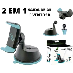 Suporte para Celular Universal 2 em 1 360graus Preto - Flex na internet