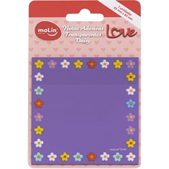 Bloco Autoadesivo Love Daisy 85x85mm 20 fls. - Molin