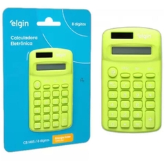 Calculadora de Bolso 8 Dígitos CB1485V Solar Verde - Elgin na internet