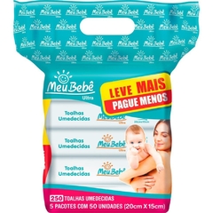 Toalhas Umedecidas Meu Bebê Ultra 250 fls. - Hygieline