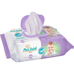 Toalhas Umedecidas Meu Bebê Soft 100 fls. - Hygieline