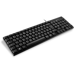 Teclado c/Fio Compacto PS2 Resistente Água Preto Multilaser na internet