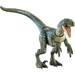 Boneco Jurassic World Hammond Velociraptor Blue - Mattel