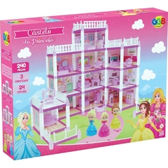 Casinha de Boneca Castelo da Princesa 240pcs 3 bonecas - comprar online