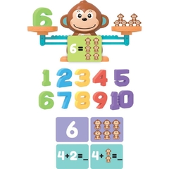 Brinquedo Educativo Educaplay Monkey Balance Somar Polibrinq