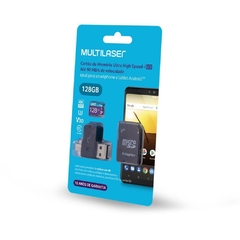 Pen Drive USB Kit 4 em 1 128GB Micro SD c/Adaptador - Multi - Riscom - Comércio Online