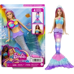 Barbie Fantasy Sereia Luzes Brilhantes - Mattel - loja online