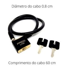 Cadeado Trava Preto Sm Lt-30mm - Pado - Riscom - Comércio Online