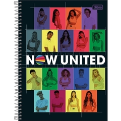 Caderno 10x1 Capa Dura Now United 160fls. 4un - Tilibra