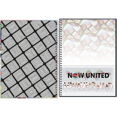 Imagem do Caderno 10x1 Capa Dura Now United 160fls. 4un - Tilibra