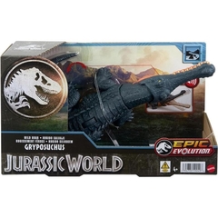 Boneco Jurassic World Rugido Feroz Gryposuchus - Mattel - Riscom - Comércio Online