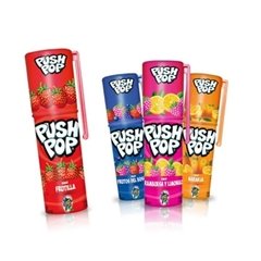 Doce Push Pop Tradicional - Bazooka Candy - Riscom - Comércio Online