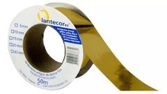 Fita Metaloide 10 mm x 50 metros Ouro - Lantecor