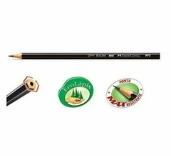 Lápis Preto Sextavado Ecolápis Max Nr2 144un - Faber-Castell na internet