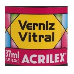 Verniz Vitral Rosa 37ml Acrilex 6 Unidades - Riscom - Comércio Online