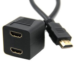 Splitter Hdmi Macho A Dos Hdmi Hembras