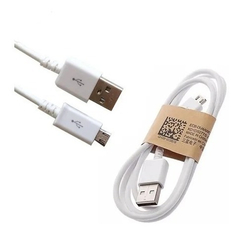 Cable Micro Usb 1mt Blanco Genérico