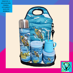 Set termo de 1 litro Surf - comprar online