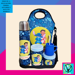 Set termo de 1 litro Lilo y Stich - comprar online