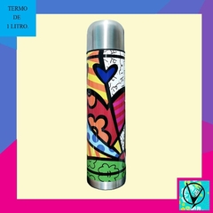 Termo de 1 litro Corazón Britto - comprar online