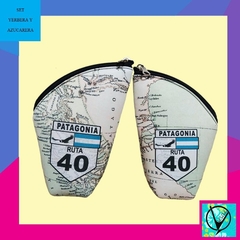 Set Yerbera y Azucarera Ruta 40 Mapa