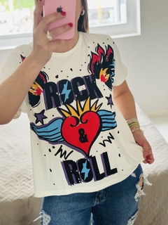 Remera estampada Rock and Roll