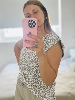 Remera animal print