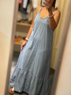 Vestido maxi Denim - comprar online