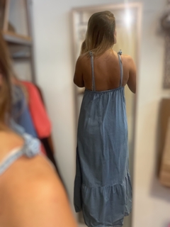 Vestido maxi Denim - comprar online