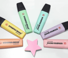 Marca texto Stabilo Boss Pastel na internet