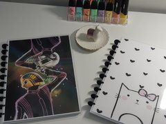 Caderno de Discos Personalizado - Papel e Papel - Papelaria Criativa