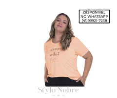 T-shirt Feminina Plus Size