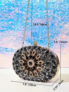 Clutch Juliette Negro - MarF - Vestidos de Novia y Zapatos a Medida, Novias, 15 años, Fiesta y Eventos