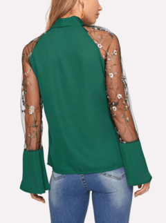 Blusa Esmeralda verde - tienda online