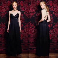 Vestido Valentina Negro - MarF - Vestidos de Novia y Zapatos a Medida, Novias, 15 años, Fiesta y Eventos