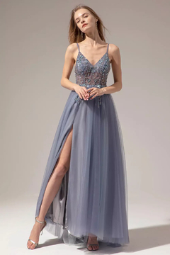 Vestido Princess Azul pre-order - comprar online