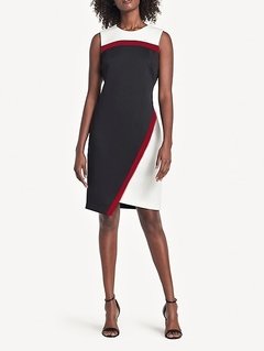 ESSENTIAL SLEEVELESS COLORBLOCK DRESS TOMMY HILFIGER