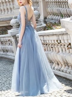 Vestido Odette Azul Pre-Order - comprar online