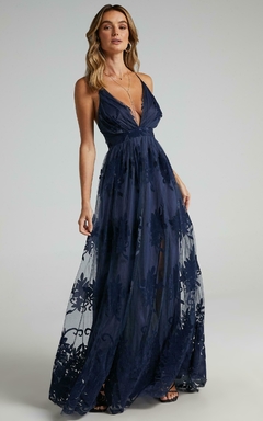 Vestido Hailey Azul - tienda online