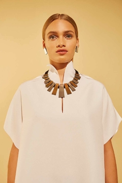 Collar Love Plata y Oro - tienda online