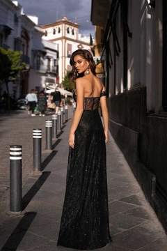 Vestido Leigh negro - MarF - Vestidos de Novia y Zapatos a Medida, Novias, 15 años, Fiesta y Eventos